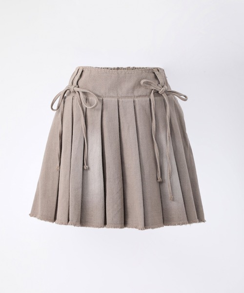 OLIVE des OLIVE(オリーブデオリーブ)の「ダブルリボンプリーツスカート(スカート・レディース・ブルー/ブラック系その他/グレイッシュベージュ/その他・FREE)」の18枚目の写真