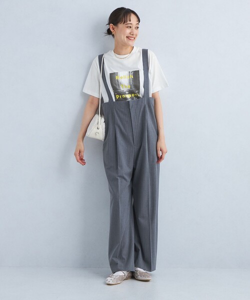 green label relaxing（グリーンレーベルリラクシング）の「フォトプリント Tシャツ（Tシャツ/カットソー・レディース・クリーム/ライトピンク/ライトブルー・FREE）」の13枚目の写真