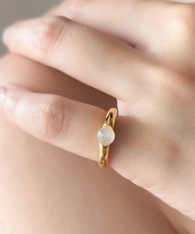 tone（トーン）の「【ECRu.】カラーストーン ピンキーリング（リング）」