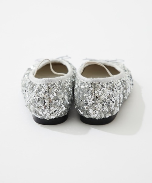 CIAOPANIC TYPY（チャオパニックティピー）の「【24AW新作】【KIDS】スパンコールバレエシューズ（バレエシューズ・キッズ・ブラック/ゴールド/シルバー・18/22/21/20/19）」の7枚目の写真