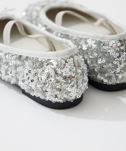 CIAOPANIC TYPY（チャオパニックティピー）の「【24AW新作】【KIDS】スパンコールバレエシューズ（バレエシューズ・キッズ・ブラック/ゴールド/シルバー・18/22/21/20/19）」の9枚目の写真