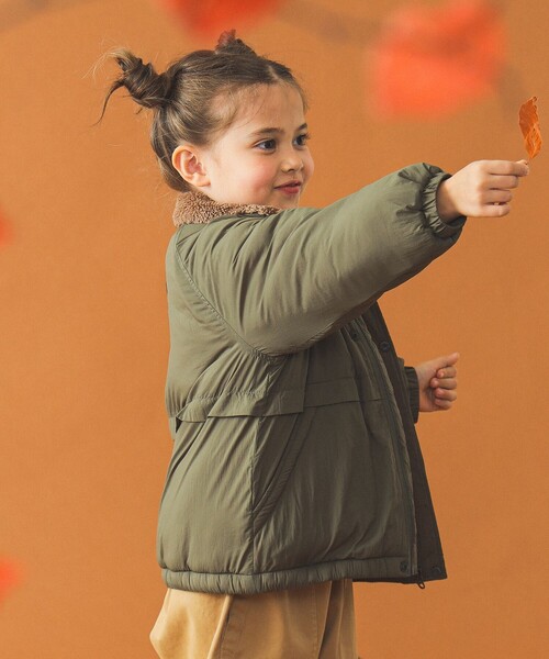 B:MING by BEAMS(ビーミングバイビームス)の「2WAY襟 ライトブルゾン(100~150cm)(ブルゾン・キッズ・オリーブ/ブルー系その他2・100/110/120/130/140/150)」の7枚目の写真