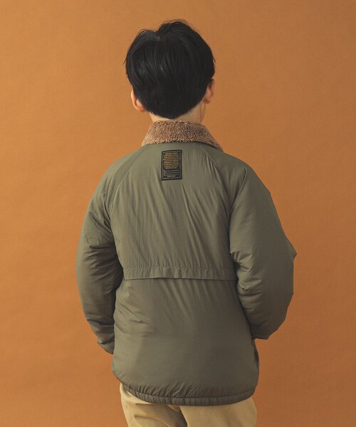B:MING by BEAMS(ビーミングバイビームス)の「2WAY襟 ライトブルゾン(100~150cm)(ブルゾン・キッズ・オリーブ/ブルー系その他2・100/110/120/130/140/150)」の10枚目の写真