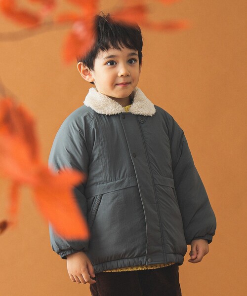 B:MING by BEAMS(ビーミングバイビームス)の「2WAY襟 ライトブルゾン(100~150cm)(ブルゾン・キッズ・オリーブ/ブルー系その他2・100/110/120/130/140/150)」の13枚目の写真