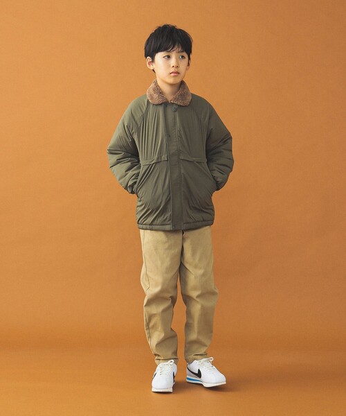 B:MING by BEAMS(ビーミングバイビームス)の「2WAY襟 ライトブルゾン(100~150cm)(ブルゾン・キッズ・オリーブ/ブルー系その他2・100/110/120/130/140/150)」の18枚目の写真