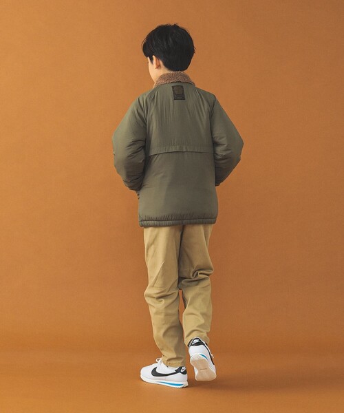 B:MING by BEAMS(ビーミングバイビームス)の「2WAY襟 ライトブルゾン(100~150cm)(ブルゾン・キッズ・オリーブ/ブルー系その他2・100/110/120/130/140/150)」の21枚目の写真