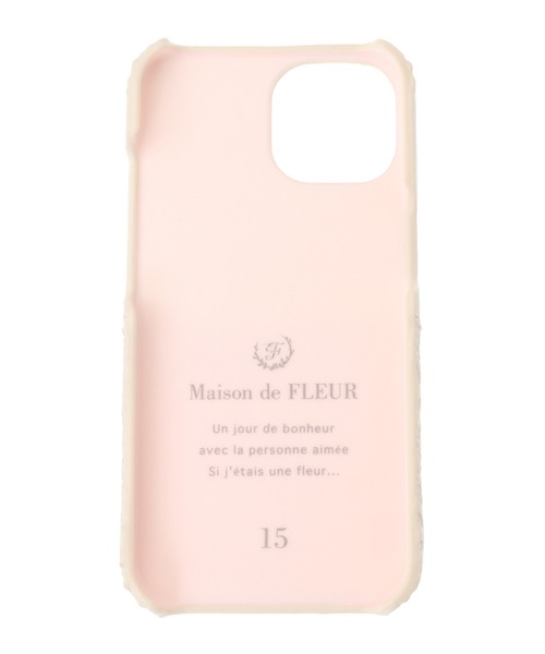 Maison de FLEUR（メゾンドフルール）の「FLEURモノグラムアイフォン15ケース（スマホケース/カバー・レディース・ピンクベージュ/ライトベージュ/ブラック・FREE）」の7枚目の写真