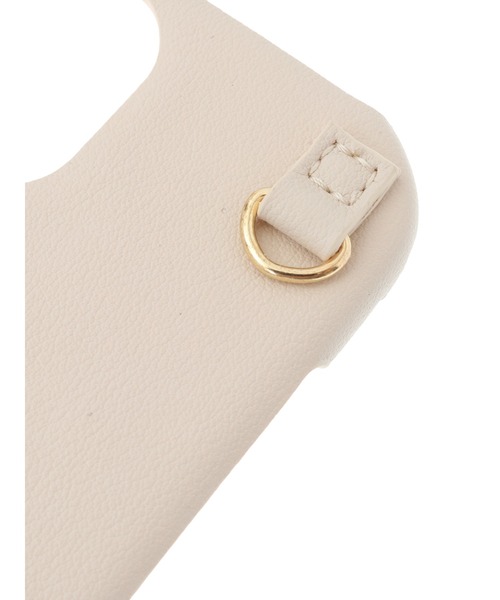 Maison de FLEUR（メゾンドフルール）の「FLEURモノグラムアイフォン15ケース（スマホケース/カバー・レディース・ピンクベージュ/ライトベージュ/ブラック・FREE）」の5枚目の写真