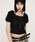 SLY�i�X���C�j�́uFRILL PUFF CUT TOPS �t���� �p�t �J�b�g �g�b�v�X�i�V���c/�u���E�X�j�v�b�u���b�N