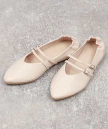 LAKOLE | ギャザーダブルストラップパンプス / 135005(パンプス)