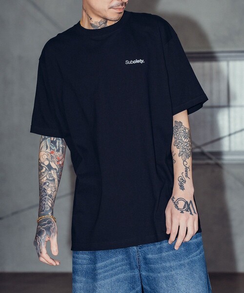 Subciety(サブサエティ)の「Five lights TEE(Tシャツ/カットソー・メンズ・ホワイト/ブラック/バーガンディー/グリーン/ブラウン/スミクロ・XX-LARGE/X-LARGE/LARGE/MEDIUM/SMALL)」の17枚目の写真