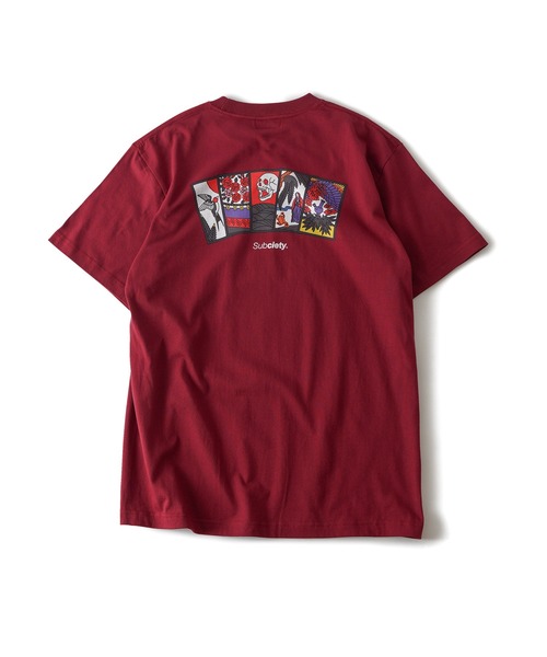 Subciety（サブサエティ）の「Five lights TEE（Tシャツ/カットソー・メンズ・ホワイト/ブラック/バーガンディー/グリーン/ブラウン/スミクロ・XX-LARGE/X-LARGE/LARGE/MEDIUM/SMALL）」の20枚目の写真