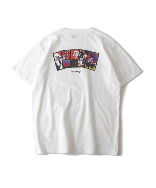 Subciety（サブサエティ）の「Five lights TEE（Tシャツ/カットソー・メンズ・ホワイト/ブラック/バーガンディー/グリーン/ブラウン/スミクロ・XX-LARGE/X-LARGE/LARGE/MEDIUM/SMALL）」の16枚目の写真