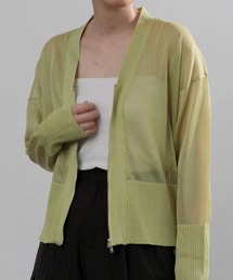 AMERICAN RAG CIE | 【ARC】ZIP Vネックカーディガン(カーディガン/ボレロ)