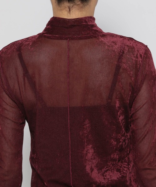 ソデチュールシアーベロアトップス(HARE)（Tシャツ/カットソー）｜HARE（ハレ）