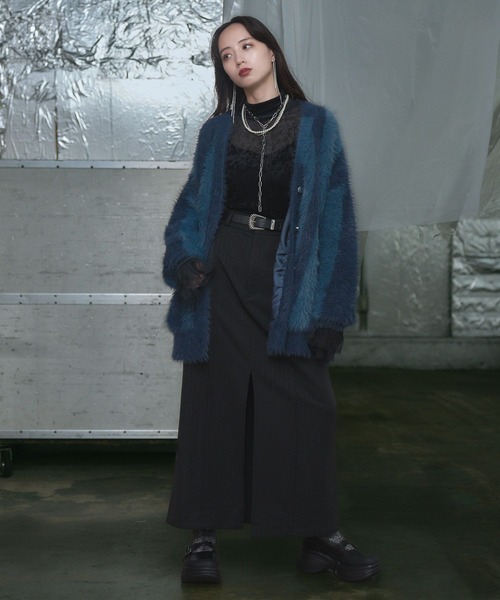 HARE（ハレ）の「ソデチュールシアーベロアトップス(HARE)（T
