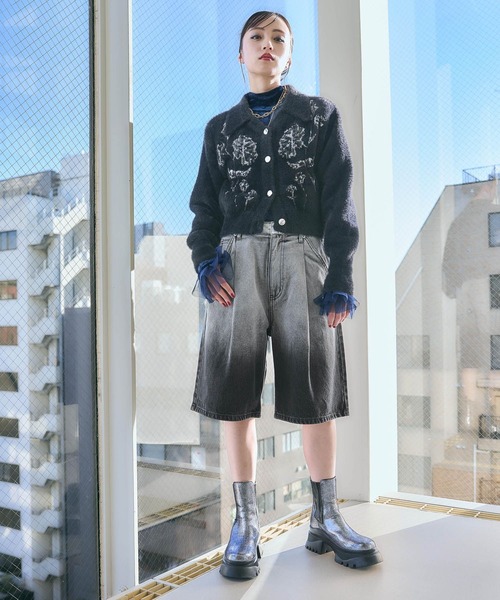 ソデチュールシアーベロアトップス(HARE)（Tシャツ/カットソー）｜HARE（ハレ）