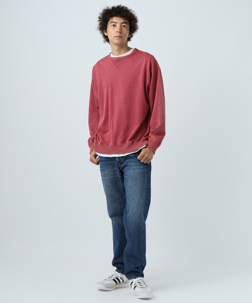 BAYFLOW（ベイフロー）の「[セットでお得!]スノーレイヤードプルオーバー（Tシャツ/カットソー・メンズ・オフホワイト/チャコールグレー/イエロー/ネイビー/レッド・MEDIUM/LARGE）」の8枚目の写真