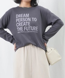LC/LLL バイオ天竺ロゴロンT / ラウンドヘムロゴプリントTee