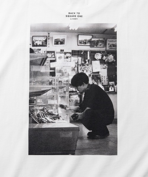 COMFY(コンフィー)の「BACK TO SQUARE ONE "PRIMAVE" TEE(Tシャツ/カットソー・レディース・ホワイト/ブラック・S/M/L/XL)」の9枚目の写真