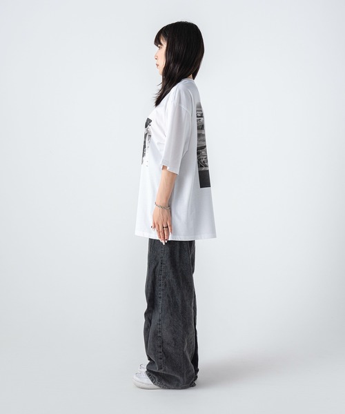 COMFY(コンフィー)の「BACK TO SQUARE ONE "PRIMAVE" TEE(Tシャツ/カットソー・レディース・ホワイト/ブラック・S/M/L/XL)」の5枚目の写真