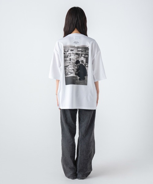 COMFY(コンフィー)の「BACK TO SQUARE ONE "PRIMAVE" TEE(Tシャツ/カットソー・レディース・ホワイト/ブラック・S/M/L/XL)」の6枚目の写真