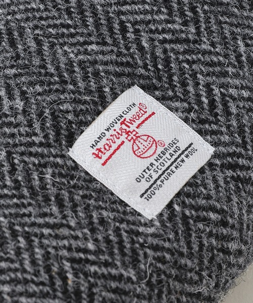 HARRIS TWEED(ハリスツイード)の「Harris Tweed/差し込みショートマフラー(マフラー・メンズ・その他/ブラック系・FREE)」の6枚目の写真