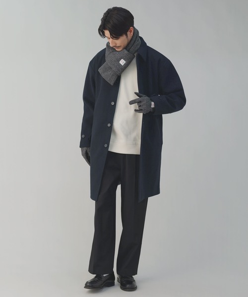 HARRIS TWEED(ハリスツイード)の「Harris Tweed/差し込みショートマフラー(マフラー・メンズ・その他/ブラック系・FREE)」の12枚目の写真