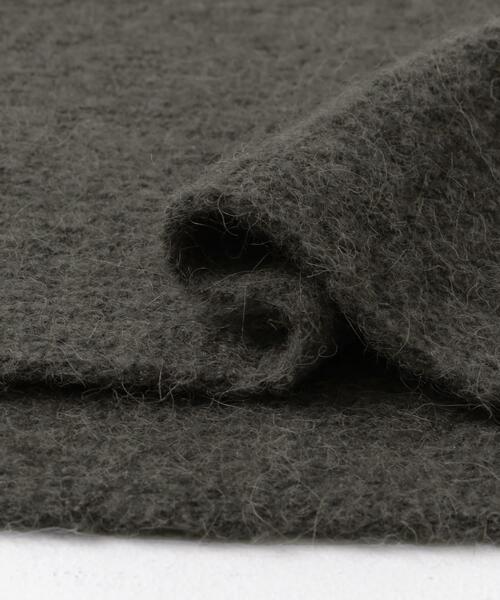 FORK&SPOON（フォークアンドスプーン）の「FORK&SPOON　アルパカ混クロップドニット（ニット/セーター・レディース・グレー/ダークブラウン・1）」の12枚目の写真