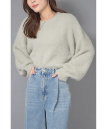 【ZOZO限定】シャギークルーネックニット