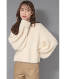【ZOZO限定】シャギークルーネックニット