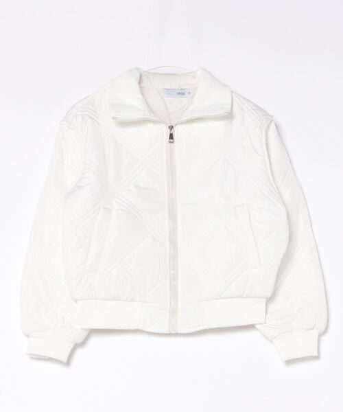 urge:(アージコロン )の「【URGE:】キルティング ブルゾン アウター(ブルゾン・レディース・ホワイト・SMALL/MEDIUM/LARGE)」の6枚目の写真