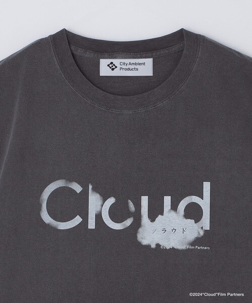 City Ambient Products(シティアンビエントプロダクツ)の「City Ambient Products: 映画『Cloud クラウド』タイトルロゴデザインTシャツ(Tシャツ/カットソー・メンズ・チャコールグレー/ブラック・SMALL/MEDIUM/LARGE/X-LARGE)」の4枚目の写真