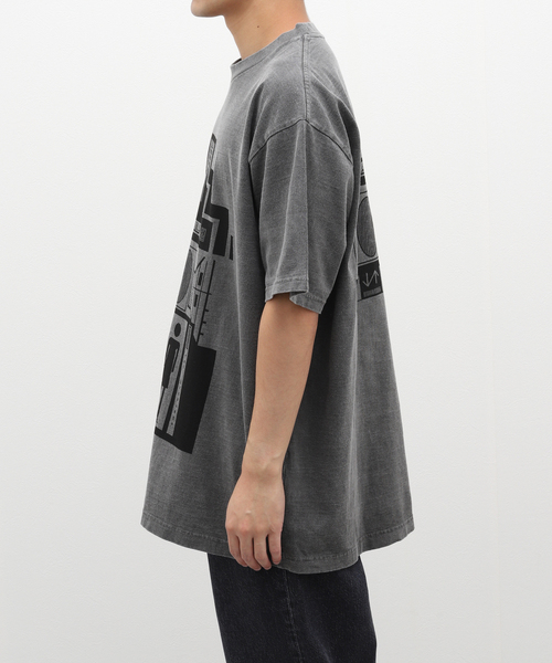 シーイー　c.e CAVEMPT ダークグレー 長袖カットソー MESH TRACK CREW NECK | C.E(シーイー) / トップス カットソー