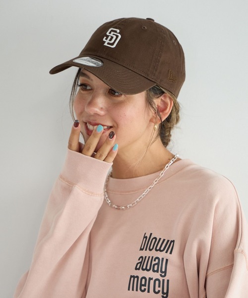 NEW ERA(ニューエラ)の「【NEW ERA(ニューエラ)】MIDLOGO CAP(WOMEN)(キャップ・レディース・ベージュ/ブラック/ブラウン・FREE)」の22枚目の写真