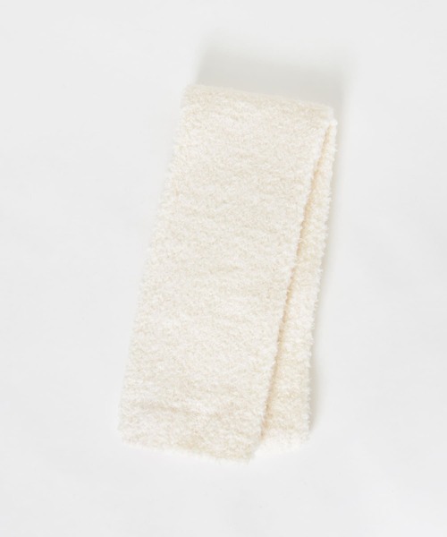 SMELLY（スメリー）の「ボアニットマフラー（マフラー・レディース・グレー/アイボリー/ブラック・-）」の6枚目の写真