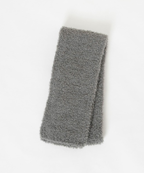 SMELLY（スメリー）の「ボアニットマフラー（マフラー・レディース・グレー/アイボリー/ブラック・-）」の5枚目の写真