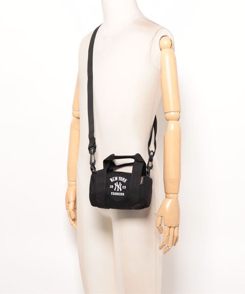 MLB（メジャーリーグベースボール）の「MLB ロールバッグ(S)  CORDURA（ボストンバッグ・レディース・ブラック系その他/ブラック/ベージュ系その他/ベージュ・FREE）」の8枚目の写真