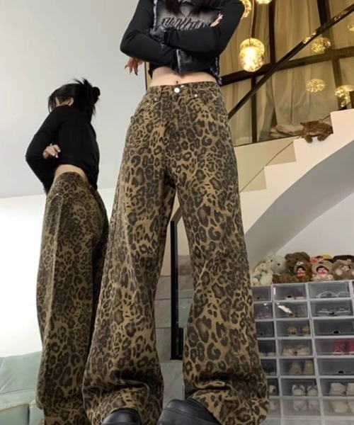 REBALANCE(リバランス)の「ヒョウ柄パンツ(その他パンツ・レディース・A・LARGE/MEDIUM/SMALL)」の5枚目の写真