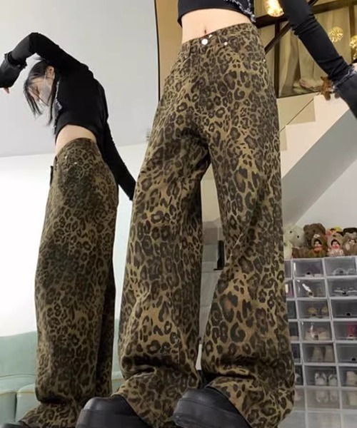 REBALANCE(リバランス)の「ヒョウ柄パンツ(その他パンツ・レディース・A・LARGE/MEDIUM/SMALL)」の6枚目の写真