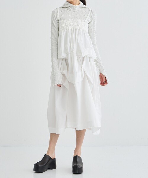 HOUGA（ホウガ）の「【HOUGA/ホウガ】garden dress/レースワンピース/スカート（ドレス・レディース・ホワイト・FREE）」の10枚目の写真