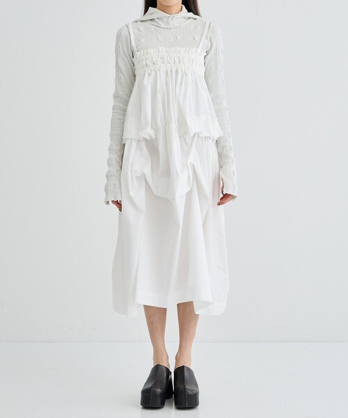 HOUGA（ホウガ）の「【HOUGA/ホウガ】garden dress/レースワンピース/スカート（ドレス・レディース・ホワイト・FREE）」の6枚目の写真