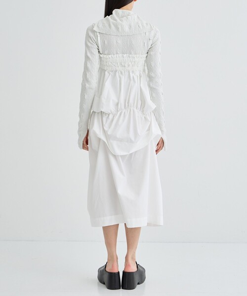 HOUGA（ホウガ）の「【HOUGA/ホウガ】garden dress/レースワンピース/スカート（ドレス・レディース・ホワイト・FREE）」の4枚目の写真