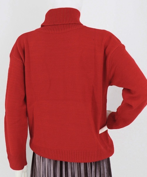 Miniministore(ミニミニストア)の「ニットセーター ハイネック ハート柄(ニット/セーター・レディース・ブラック/レッド/ホワイト・FREE)」の17枚目の写真