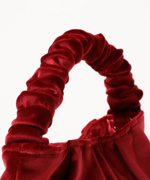 B:MING by BEAMS（ビーミングバイビームス）の「2WAY ベロアバッグ（ショルダーバッグ・レディース・レッド/ブラック・ONE SIZE）」の14枚目の写真