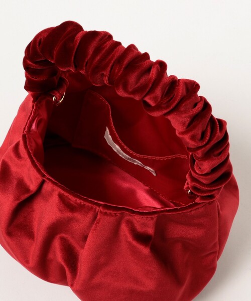 B:MING by BEAMS（ビーミングバイビームス）の「2WAY ベロアバッグ（ショルダーバッグ・レディース・レッド/ブラック・ONE SIZE）」の15枚目の写真