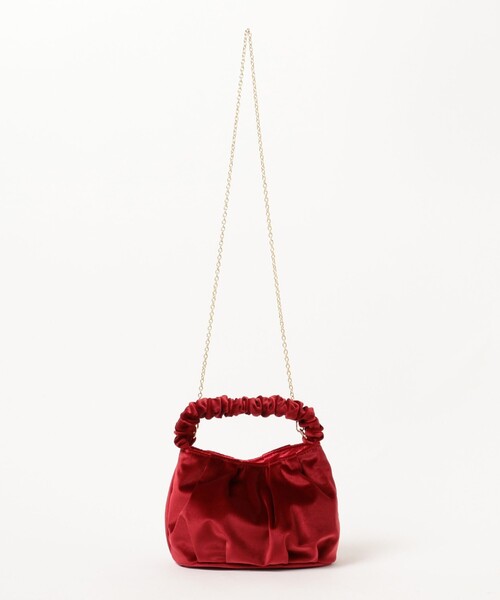 B:MING by BEAMS（ビーミングバイビームス）の「2WAY ベロアバッグ（ショルダーバッグ・レディース・レッド/ブラック・ONE SIZE）」の16枚目の写真