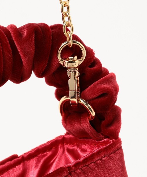 B:MING by BEAMS（ビーミングバイビームス）の「2WAY ベロアバッグ（ショルダーバッグ・レディース・レッド/ブラック・ONE SIZE）」の17枚目の写真