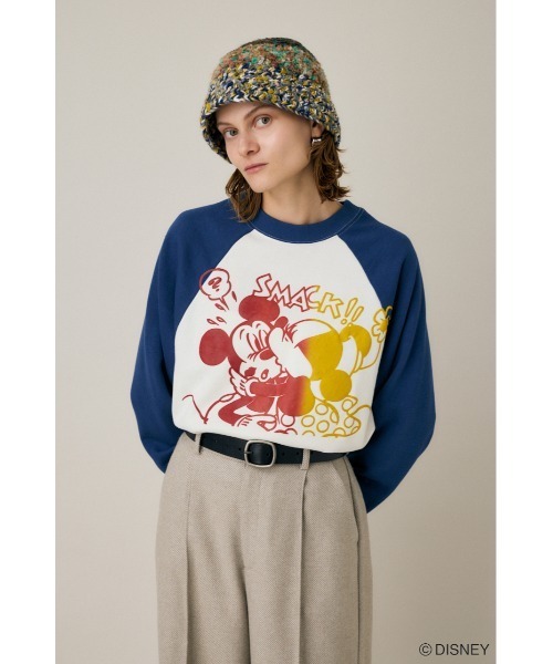 Disney SERIES CREATED by MUS（ディズニーシリーズクリエイテッドバイエムユーエス）の「MD COMIC プルオーバー（スウェット・レディース・ホワイト/ブラック・FREE）」の5枚目の写真