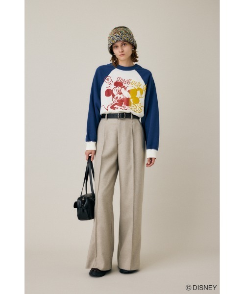 Disney SERIES CREATED by MUS（ディズニーシリーズクリエイテッドバイエムユーエス）の「MD COMIC プルオーバー（スウェット・レディース・ホワイト/ブラック・FREE）」の6枚目の写真